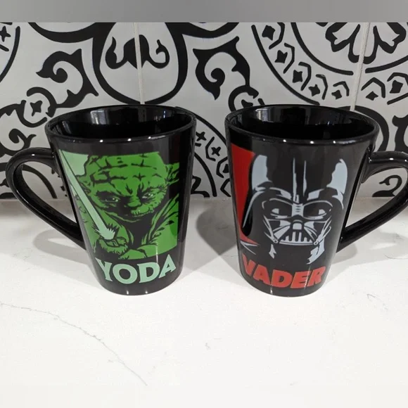 Galerie Kitchen Lot Of Star Wars Galerie Mugs Vader And Yoda
